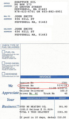 sample invoice